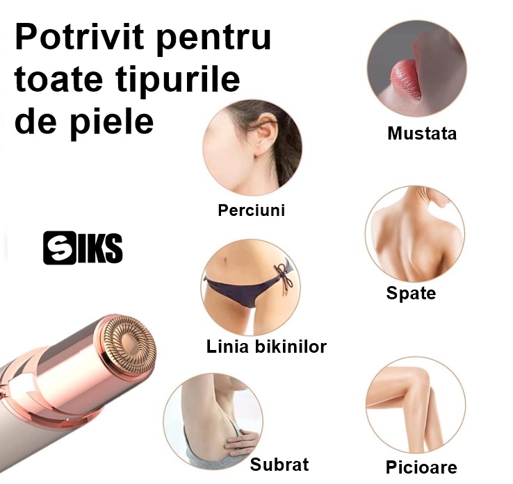 Epilator Facial cu usb SIKS