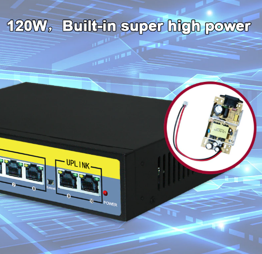 Smart Switch PoE cu 8 Porturi Downlink si 2 Porturi Uplink, 1010B, DC 52v / 2.3A / 120w, Negru / Galben, AT PERFORMANCE - Camere de supraveghere si accesorii - atMag.ro Smart Switch PoE cu 8 Porturi Downlink si 2 Porturi Uplink, 1010B, DC 52v / 2.3A / 120w, Negru / Galben, AT PERFORMANCE - Camere de supraveghere si accesorii - atMag.ro