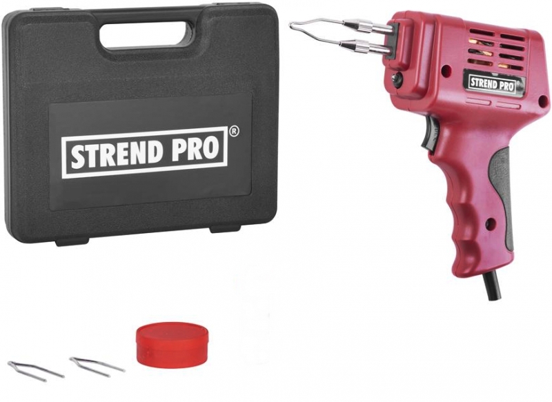 Pistoale de lipit - Pistol de lipit Strend Pro, 175 W, iluminare LED, in cutie transport plastic