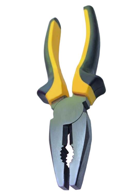Patent cleste, 150 mm, 6'', maner din doua componente, Negru- Galben - Scule electrice si Unelte - atMag.ro
