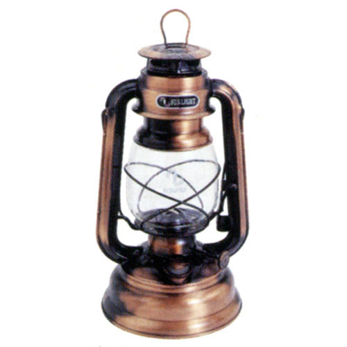 Accesorii camping si drumetii - Lampa cu gaz lampant Copper Classic, inaltime 25 cm