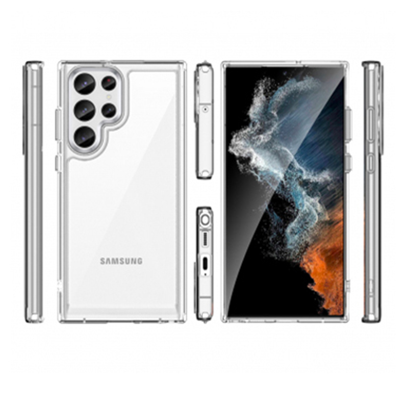 strapabíró TPU Samsung S23 ULTRA átlátszó szilikon tok