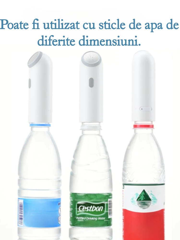 Kit Bideu Portabil Electric si Sticla, Presiune ajustabila, Reducerea Disconfortului provocat de Hemoroizi, Rezistenta la apa IPX7, Reincarcabil, USB Type-C, Alb 2 40368920
