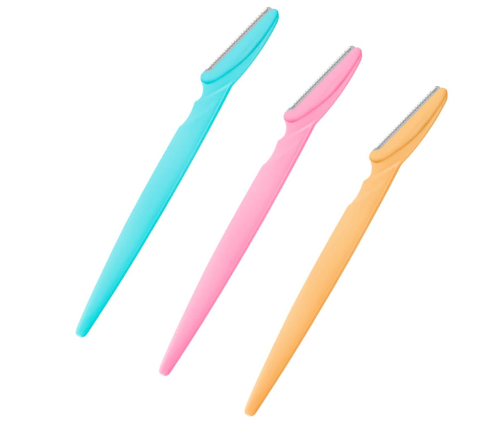 Ingrijire Personala - Set 3 lame faciale tip trimmer multifunctionale pentru fata, sprancene, mustata, dermaplaning si exfoliere, SUPER TRENDS®