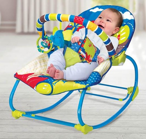 Balansoar 2 in 1 pentru copii, At Performance, 12 Melodii, Vibratii Usoare, S, 2 Pozitii De Inclinare, Maxim 18 Kg, 0 Luni+, Multicolor - Balansoare, leagane si hamace bebelusi - atMag.ro