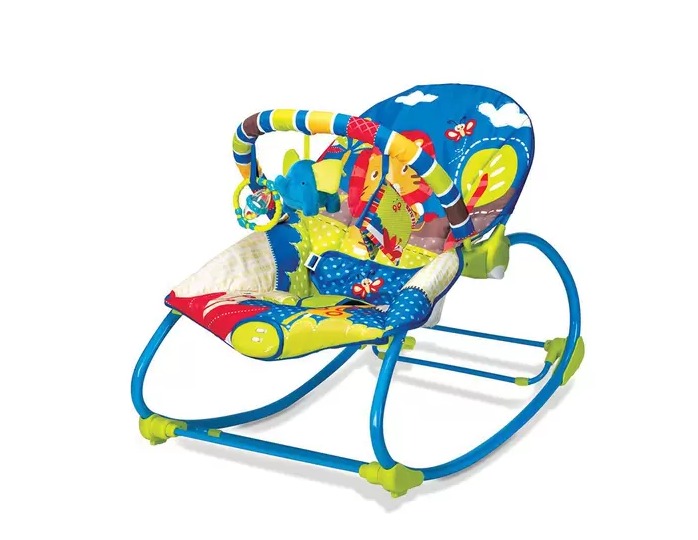 Balansoar 2 in 1 pentru copii, At Performance, 12 Melodii, Vibratii Usoare, S, 2 Pozitii De Inclinare, Maxim 18 Kg, 0 Luni+, Multicolor - Balansoare, leagane si hamace bebelusi - atMag.ro