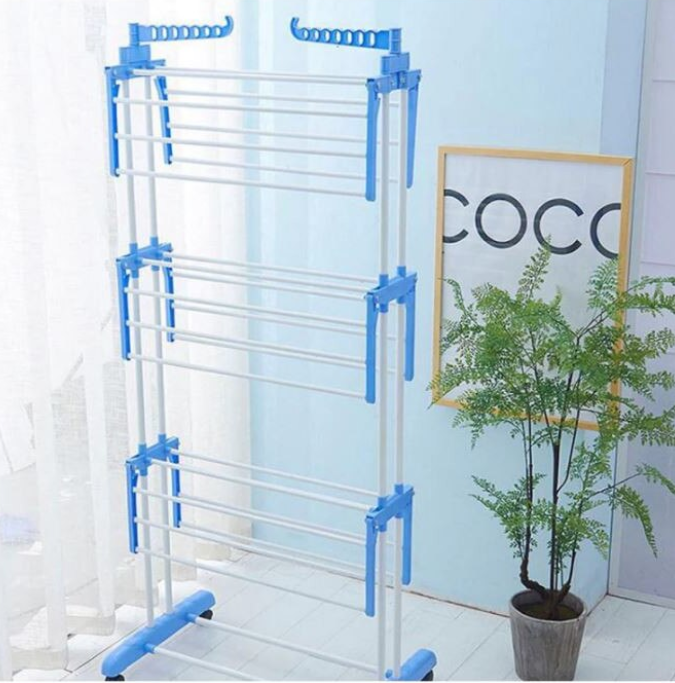 Uscator Vertical pentru Rufe Haine Mobil At Performance, si Pliabil pentru Spatii Mici, Suport Umerase - Uscatoare rufe - atMag.ro