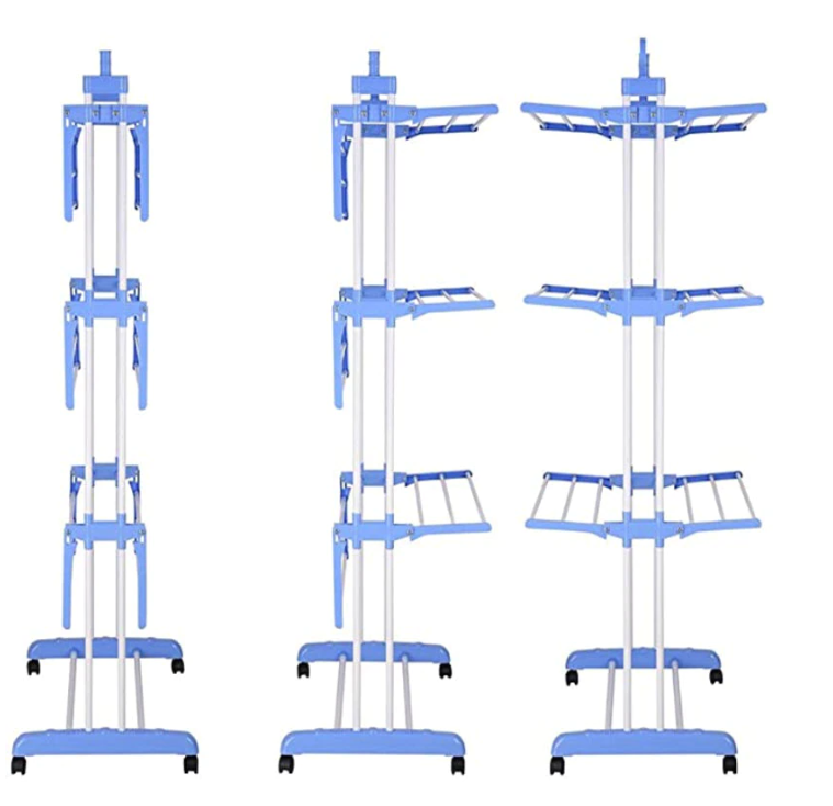 Uscator Vertical pentru Rufe Haine Mobil At Performance, si Pliabil pentru Spatii Mici, Suport Umerase - Uscatoare rufe - atMag.ro