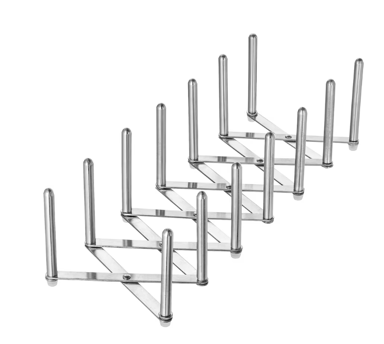 Produse - Suport pentru capace, tigai, farfurii, tocatoare bucatarie, reglabil din inox, SUPER TRENDS®, 50x14,5x10 cm