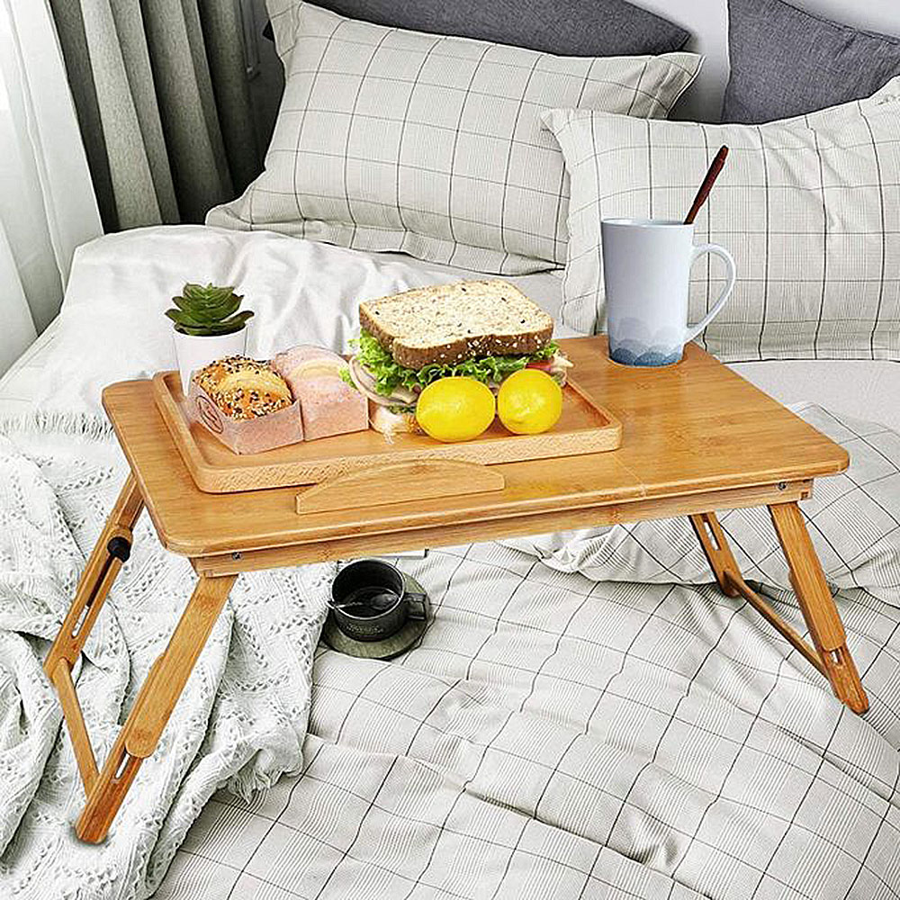 SIKS Bambusz sszecsukhat Asztal Laptophoz Ergonomikus Kialak t ssal Siks bambusz sszecsukhat asztal laptophoz ergonomikus kialak t ssal