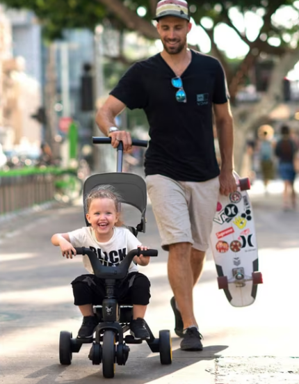 Tricicleta 4IN 1, At Performance, Centura Prindere, Bara Protectie, Piele ecologica, Suport Pahar, Pedale Detasabile, 6 luni+, Gri / Negru - Triciclete - atMag.ro Tricicleta 4IN 1, At Performance, Centura Prindere, Bara Protectie, Piele ecologica, Suport Pahar, Pedale Detasabile, 6 luni+, Gri / Negru - Triciclete - atMag.ro