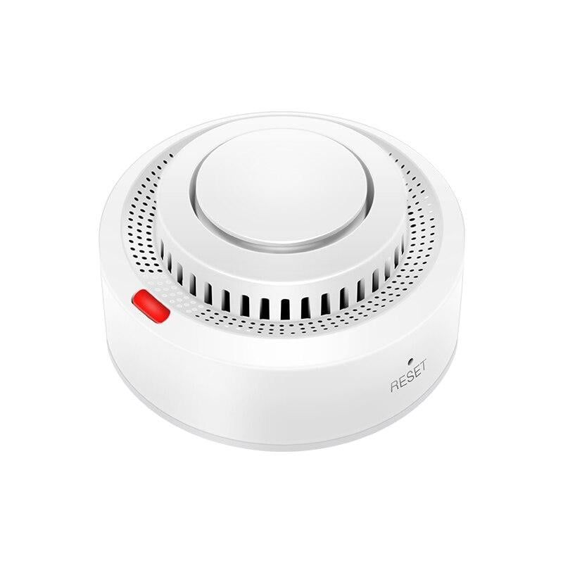 Senzori Inteligenti - Detector de fum programabil Tuya, Life Smart, WIFI, notificari direct pe telefon, compatibil Amazon Alexa/Google Assistant, Alb @Smartwiz