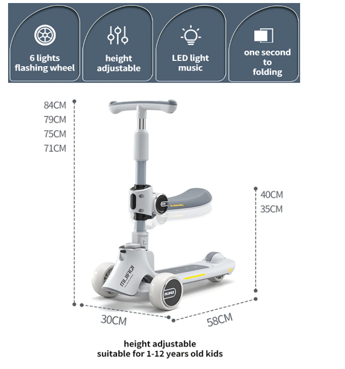 Trotineta 3 In 1, At Performance, Pentru Copii, Ghidon Reglabil Pe Inaltime, Imbunatatit, Scaun Detasabil, 3 Roti Led, Punte Antialunecare, Albastru - Trotine - atMag.ro Trotineta 3 In 1, At Performance, Pentru Copii, Ghidon Reglabil Pe Inaltime, Imbunatatit, Scaun Detasabil, 3 Roti Led, Punte Antialunecare, Albastru - Trotine - atMag.ro