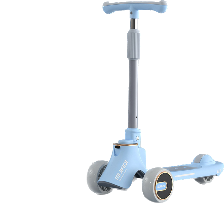 Trotineta 3 In 1, At Performance, Pentru Copii, Ghidon Reglabil Pe Inaltime, Imbunatatit, Scaun Detasabil, 3 Roti Led, Punte Antialunecare, Albastru - Trotine - atMag.ro