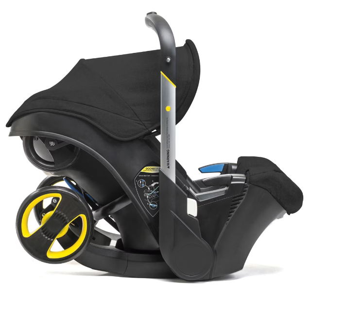 Carucior pentru Bebelusi, Travel, 2 in 1, AT PERFORMANCE®, 0-13 kg, 0-18 luni, Negru. - Carucioare si sisteme transport bebe - atMag.ro