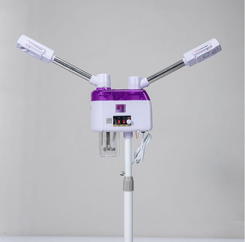 Steamer dublu, At Performance, Cald si Rece, Dispozitiv facial, Alb/Mov - Aparate & Accesorii ingrijire personala - atMag.ro