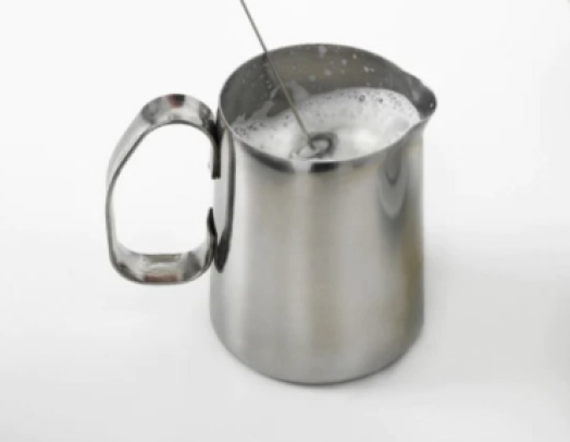 Mini Mixer elextric cu baterii pentru a face spuma de lapte sau capucino, brat otel inoxidabil, frappe - Accesorii si piese aparate cafea - atMag.ro