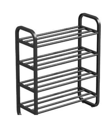 Suport Metalic, Pentru Pantofi, At Performance, Cu 4 Nivele 58x60x 23 cm, Negru - Organizatoare imbracaminte si incaltaminte - atMag.ro