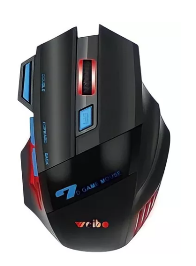 Mouse Gaming Weibo, Cu Fir, At Performance, 7 butoane, 3200 DPI,1 rotita derulare, Optic USB, Cablu, slientios, PC - Birouri gaming, Mouse-uri si Tastaturi - atMag.ro