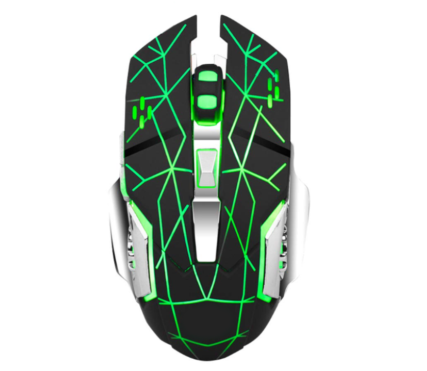 Mouse Gaming Weibo, Iluminare De Fundal RGB At Performance, Optic 7 D, Conexiune USB, 7 Butoane, comenzi de reglare DPI, Verde - Birouri gaming, Mouse-uri si Tastaturi - atMag.ro