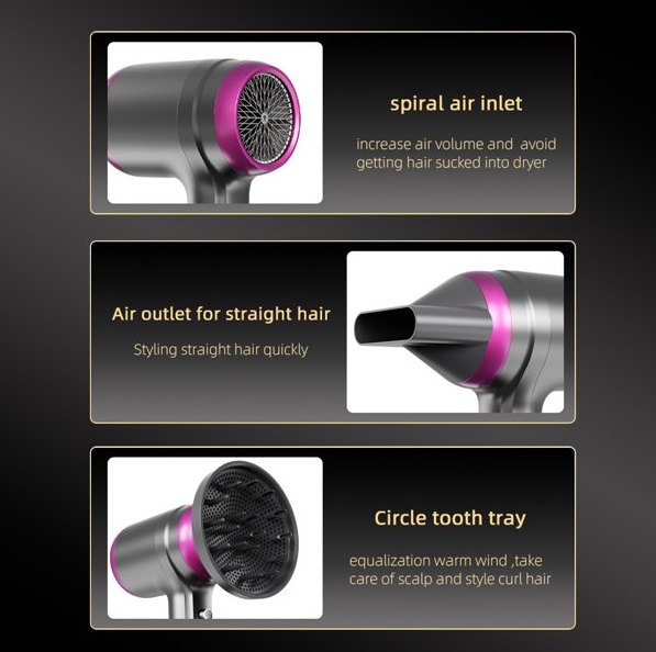 Uscator de par Original At Performance, cu Led, 2 trepte de Viteza, 2 Capete, Ioni Negativi, Aer rece/ cald, 1250 W, Gri/Fucsia - Aparate & Accesorii ingrijire personala - atMag.ro Uscator de par Original At Performance, cu Led, 2 trepte de Viteza, 2 Capete, Ioni Negativi, Aer rece/ cald, 1250 W, Gri/Fucsia - Aparate & Accesorii ingrijire personala - atMag.ro