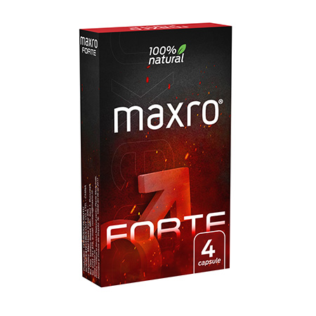 Supliment erectie si potenta, Maxro Forte, Formula 100% naturala, 4 capsule [8]