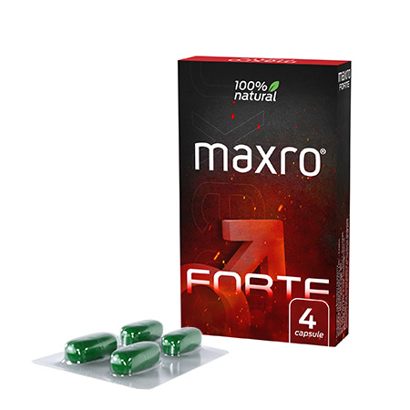 Supliment erectie si potenta, Maxro Forte, Formula 100% naturala, 4 capsule [9]