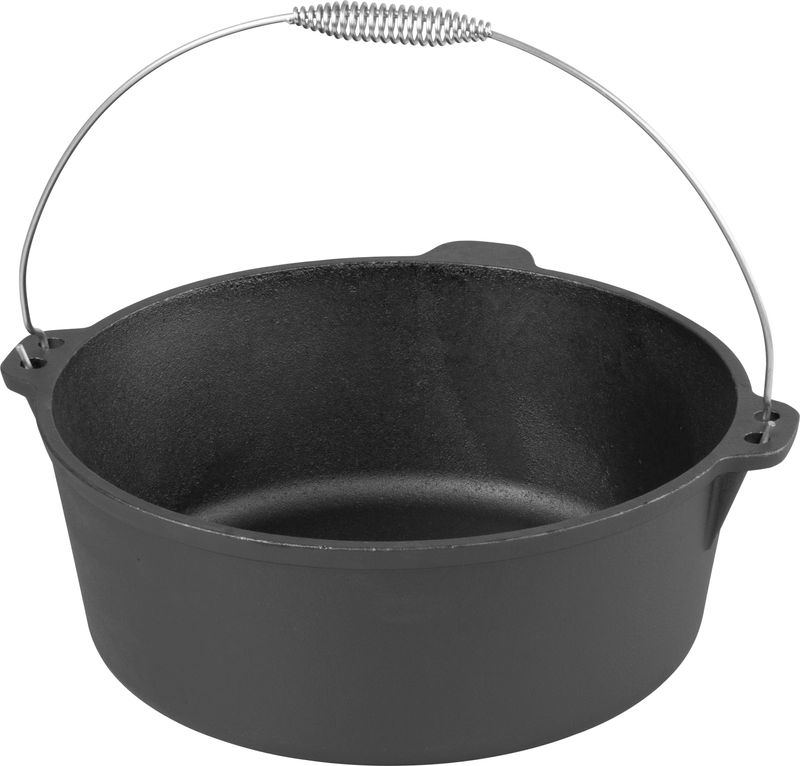 Oale si cratite - Ceaun din fonta pentru gulas, cu maner din otel inoxidabil, 34x10cm, 10,1l