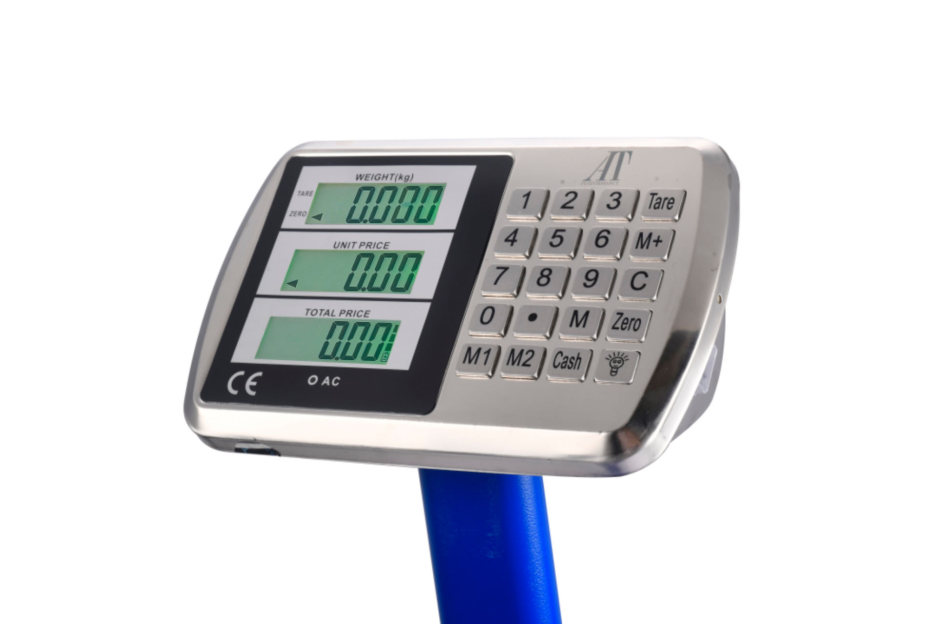 Cantar Electronic At Performance, cu Platforma, 500 kg, Brat Rabatabil Si Cu Afisaj LCD, Butoane din inox - Cantare electronice comerciale - atMag.ro