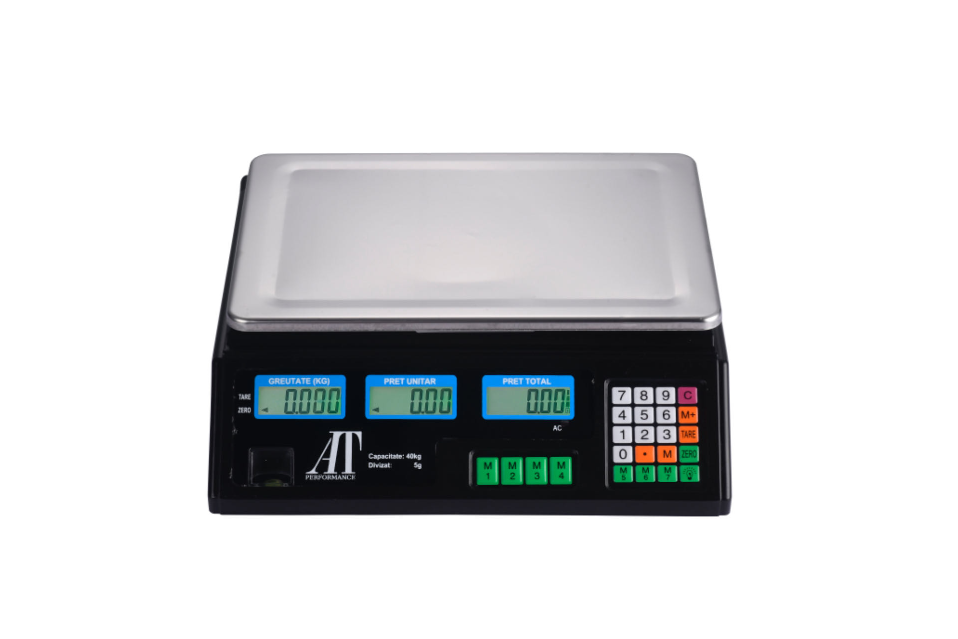 Cantar Electronic At Performance, 40 kg, Cu Afisaj LCD - Cantare electronice comerciale - atMag.ro