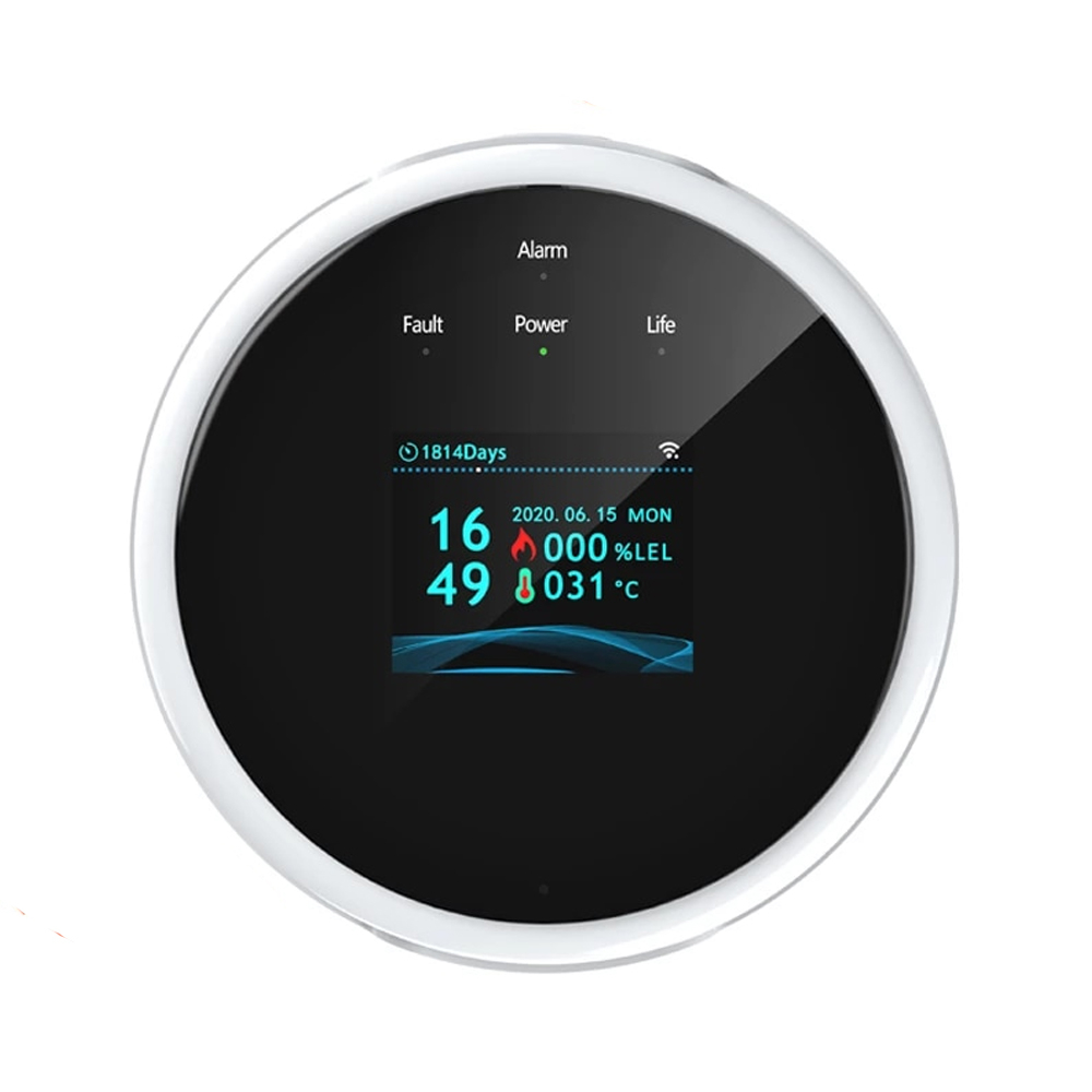 Senzori Inteligenti - Detector si alarma smart Wifi pentru scurgeri de gaze, compatibil Tuya/Smartlife @SmartWiz
