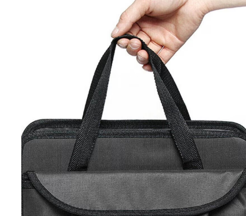 Organizator portbagaj pliabil, cu 3 compartimente, At Performance, unul termoizolant, doua buzunare laterale. textil, 57x32x29cm, Negru - Accesorii auto si intretinere - atMag.ro