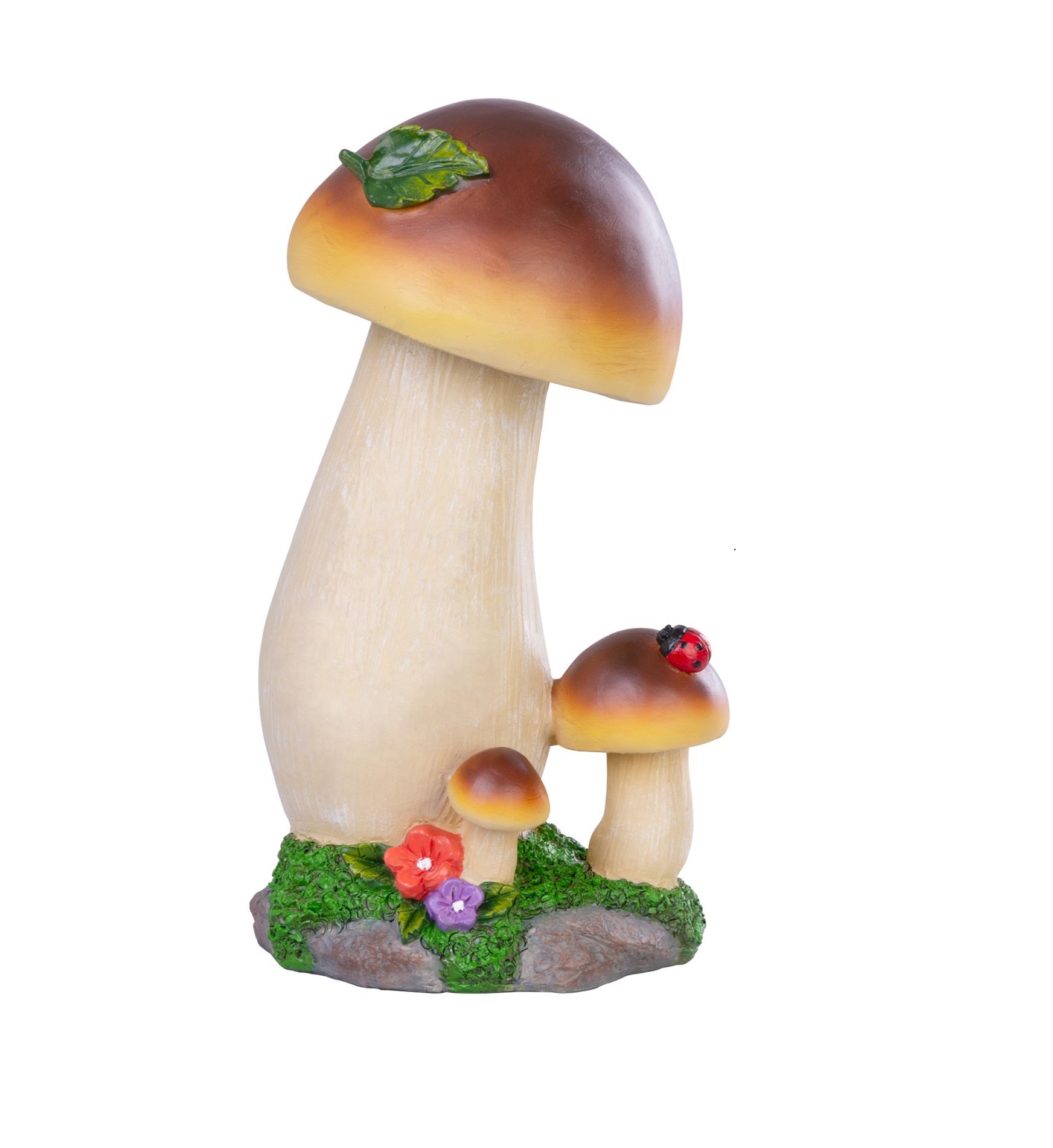 Accesorii pentru gradina - Decoratiune pentru gradina, Mushroom, rasina sintetica, 13,7x11,6x24,7 cm