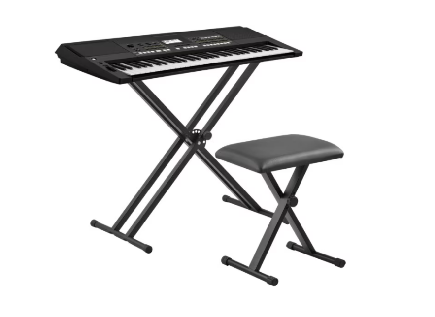 Pachet promo: Scaun pentru Orga, At Performance, Confort Sporit, Design Stabil, 30X40X48 cm, Pliabil, Usor de Depozitat, Protectie Podea, Negru + Boxa Portabila Bluetooth , 2W, USB, Slot Card, AUX-IN, Aluminiu, Alba, 2w - Audio HI-FI si Profesionale - atMag.ro