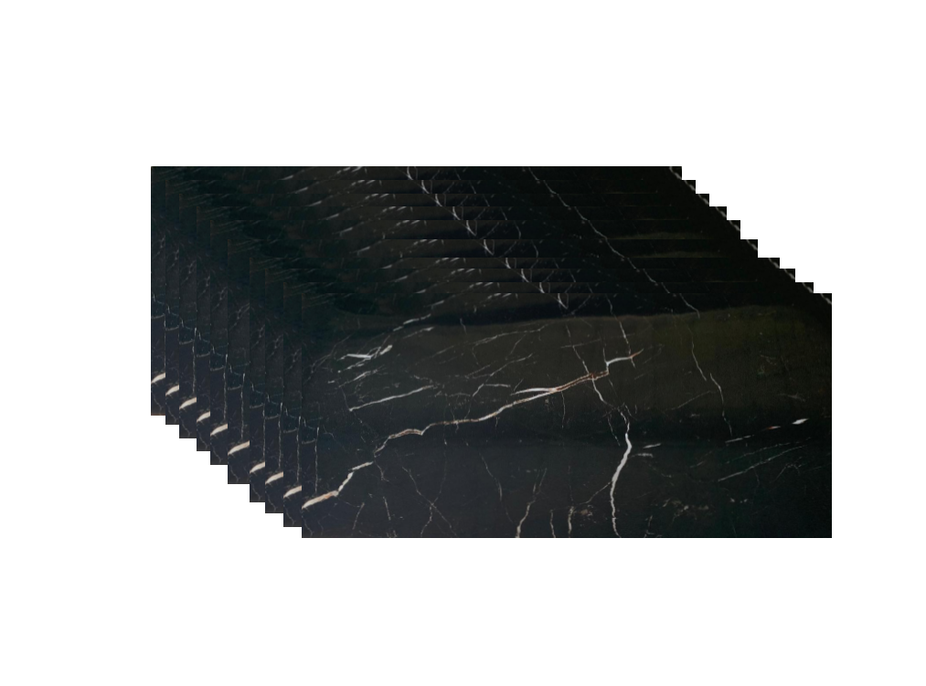 Placa de tapet x 10 lucios, At Performance, impermeabil, Autoadeziv, usor de curatat, 30x60 cm, Marmura neagra - Placi decorative - atMag.ro