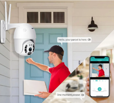 Camera Supraveghere, WiFi Night Vision 360°, Senzor De Miscare, At Performance, Pentru Exterior, Si Interior - Camere de supraveghere si accesorii - atMag.ro