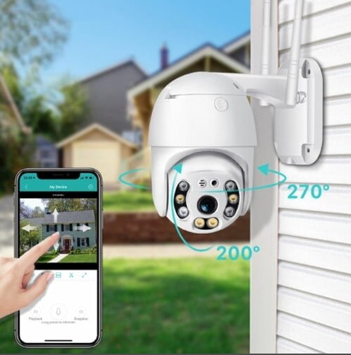 Camera Supraveghere, WiFi Night Vision 360°, Senzor De Miscare, At Performance, Pentru Exterior, Si Interior - Camere de supraveghere si accesorii - atMag.ro