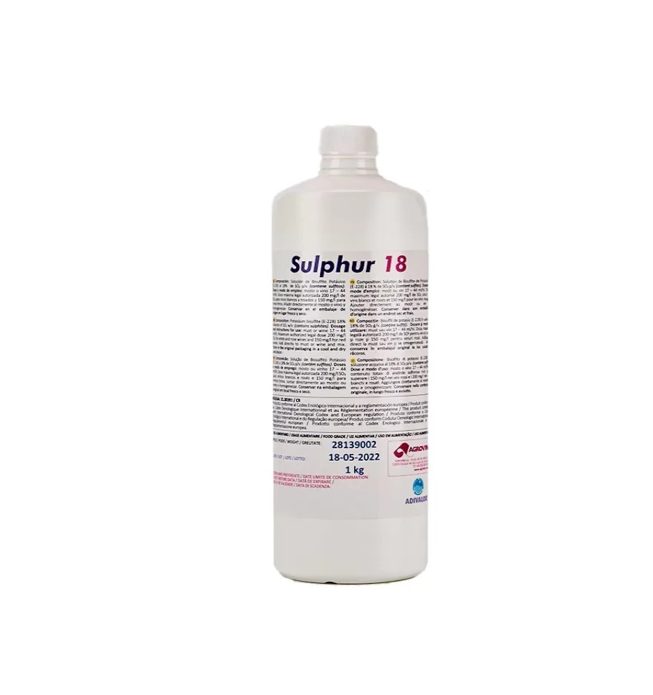 Produse vinificatie - Bioxid de sulf Sulphur 18 (1kg)