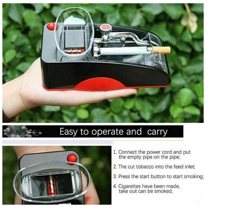 Aparat de injectat tutun, At Performance, 220 V, electric, un injector, 8mm, model 005, rosu - Articole si accesorii tutun - atMag.ro