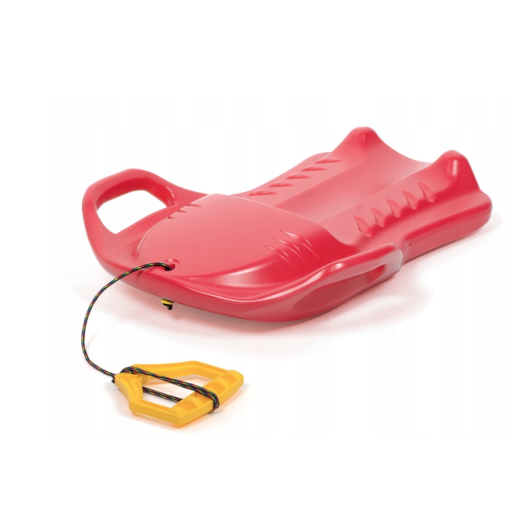 Copil bucuros alunecand cu bobul Prosperplast Sporty pe zapada