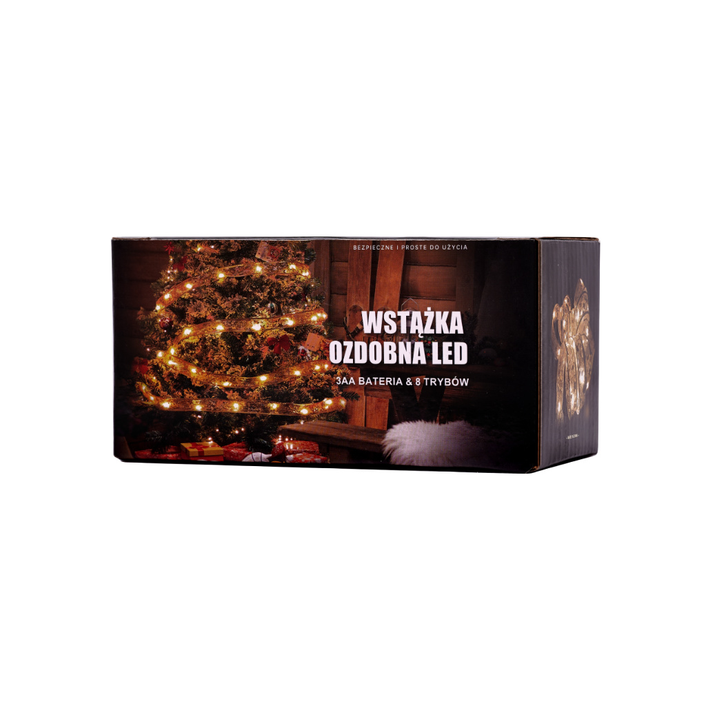 Instalatie cu led, tip panglica, lumina alb cald, cu baterii, 100 led-uri, 10 m 4 44828884