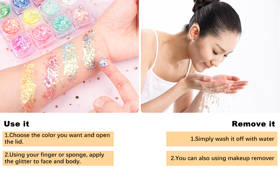 Gel luminos pentru corp, 12 culori, autoadeziv, OVERTANG 3 44975019