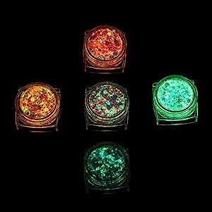 Gel luminos pentru corp, 12 culori, autoadeziv, OVERTANG 5 44975020