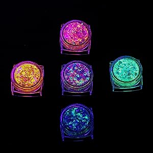 Gel luminos pentru corp, 12 culori, autoadeziv, OVERTANG 6 44975021