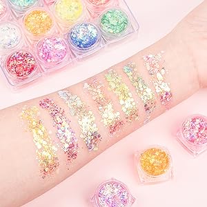 Gel luminos pentru corp, 12 culori, autoadeziv, OVERTANG 9 44975025