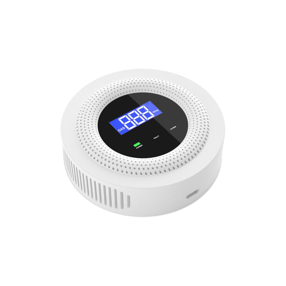 Senzori Inteligenti - Detector si alarma smart Wifi pentru scurgeri de gaze, Temperatura Reglabila compatibil Tuya/Smartlife @SmartWiz
