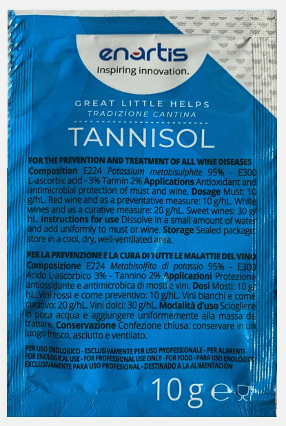 Produse vinificatie - Tannisol, antioxidant pentru vin, 10 g
