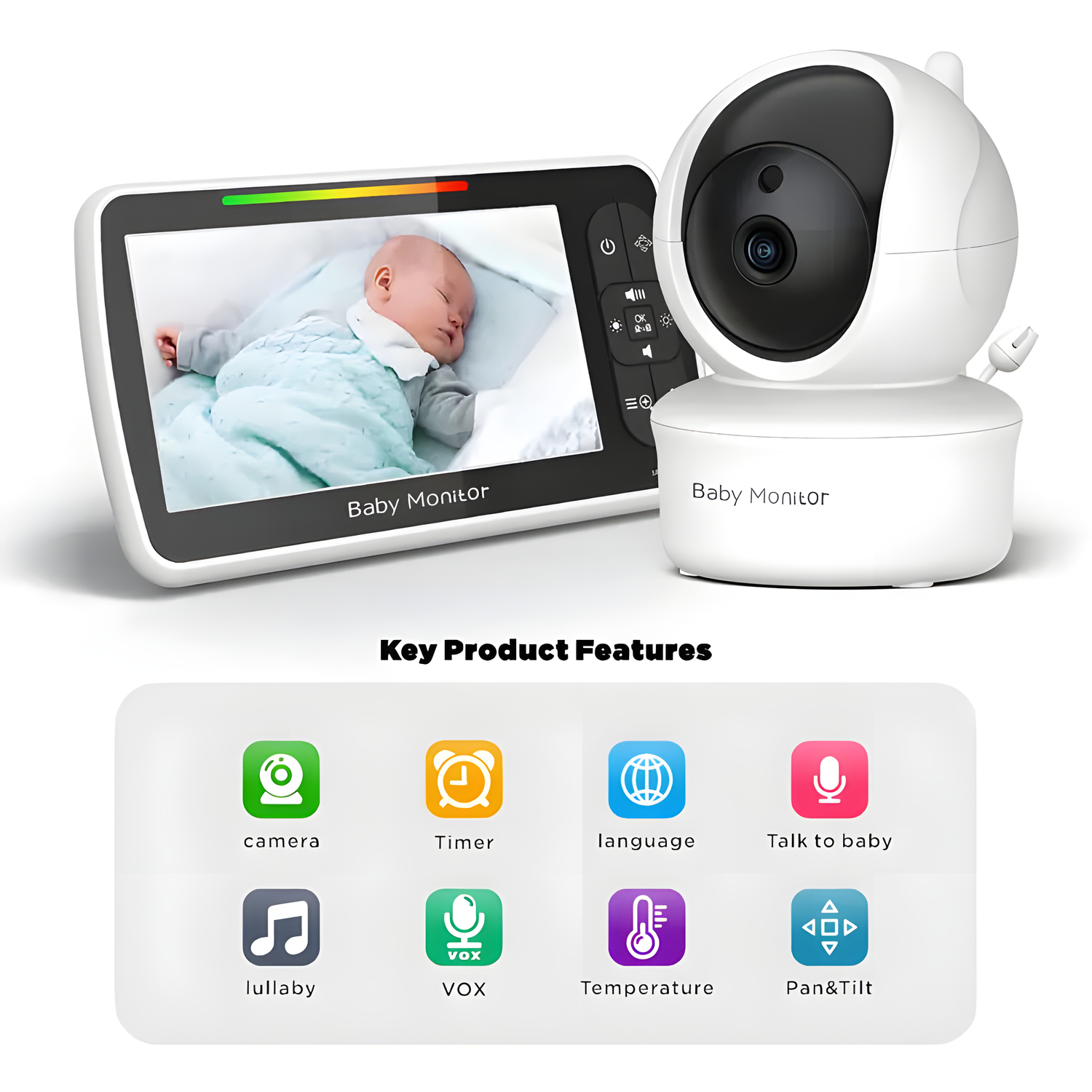 baby monitor, sistem monitorizare video pentru bebelusi