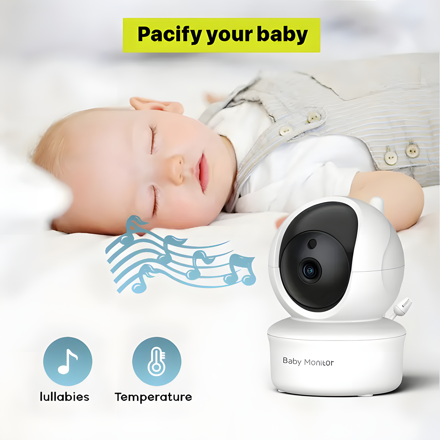 cantece de leagan, baby monitor, sistem monitorizare video bebelusi