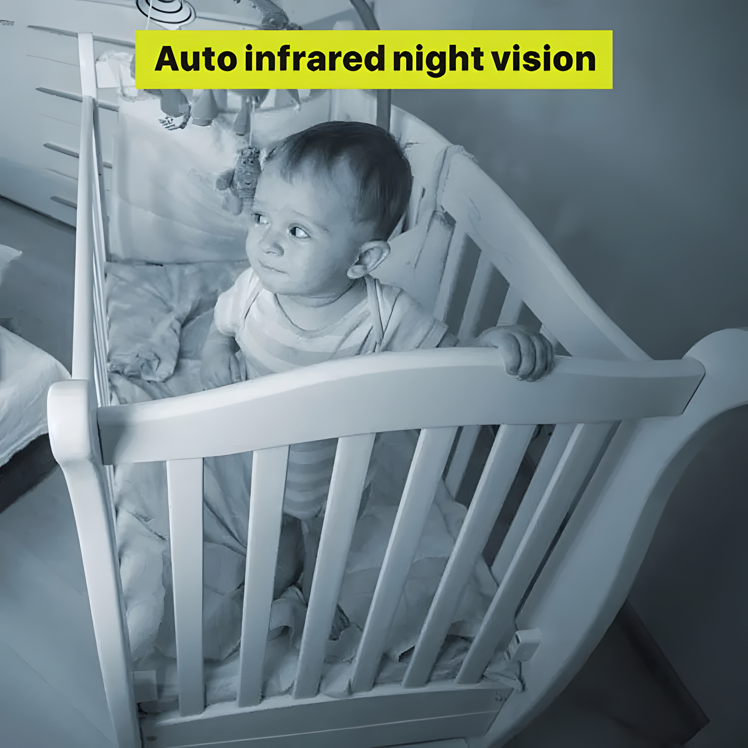 night vision, cantece leagan, camera video, sistem monitorizare video bebelusi